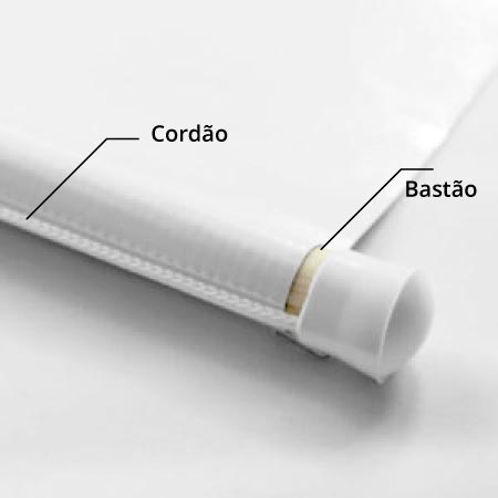 Banner com bastão e cordão