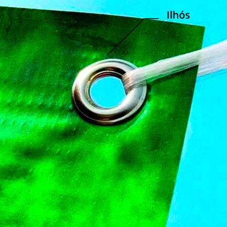 Banner com Ilhós