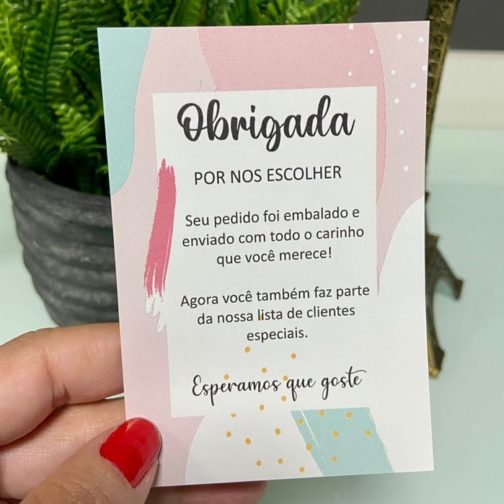 Cartão de Agradecimento - Imagem 2
